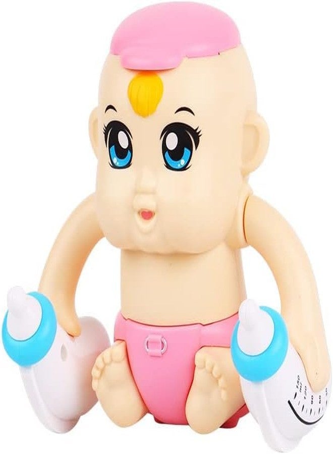 Manos Creativity Baby Toy Light & Sound Moving Hand Bottle Toy | Musical Moving Toy for Baby | Crawling Toys | Musical Toy for Kid | Sound Toys | Baby Activity Toy for Kids - Image 1